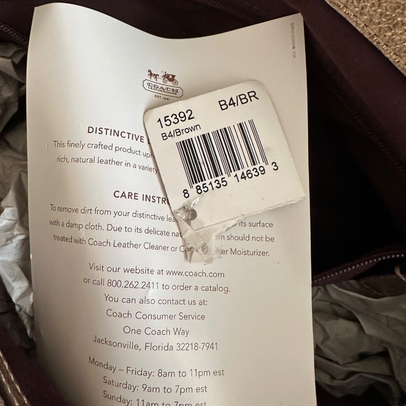 Coach Limited Edition Hampton Studded Leather Flap 15392 Bronze Rare Y2K - Picture 7 of 10